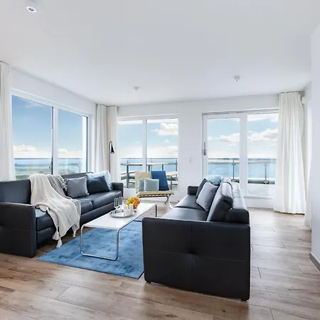 Apartment Sky 65 - Penthouse Mit Meerblick Fuer 6 Personen Olpenitz