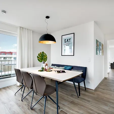 Sky 65 - Penthouse Mit Meerblick Für 6 Personen Apartment Olpenitz