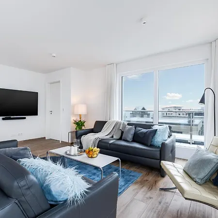 Sky 65 - Penthouse Mit Meerblick Fuer 6 Personen * Olpenitz