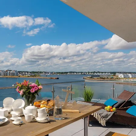 Apartment Sky 65 - Penthouse Mit Meerblick Fuer 6 Personen Olpenitz